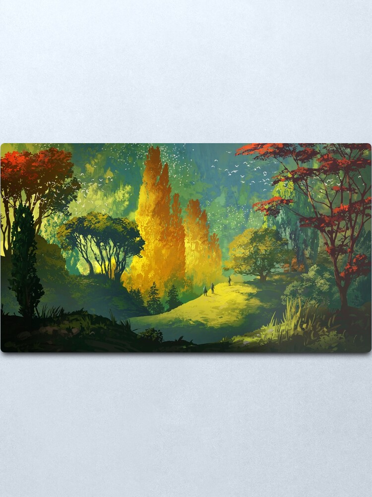 Alternate view of Wandering in the forest Metal Print