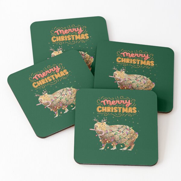 Item preview, Capybara Merry Christmas and christmas lights, Capybara Pets, Cute capybara, Christmas sweater designed and sold by Collagedream.