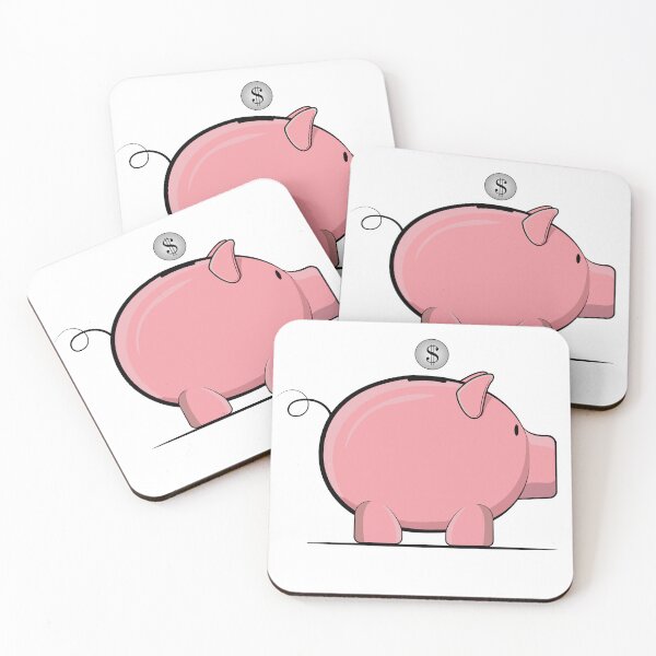 Item preview, Piggy Bank Sticker designed and sold by vikyky.
