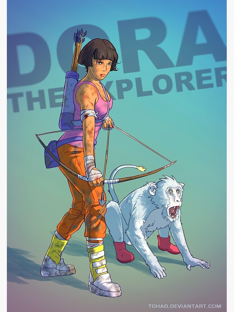 Dora the Rock explorer Metal Print