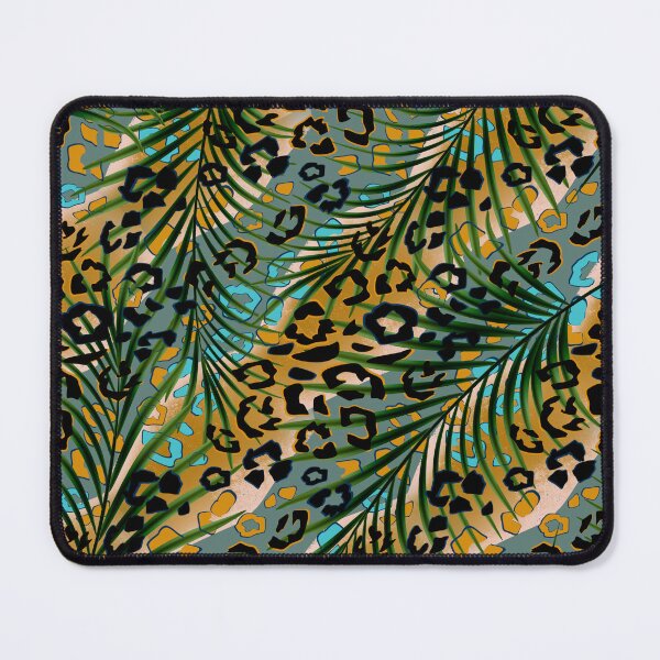 Item preview, Palm leaves on a leopard background.  designed and sold by marinaklykva.