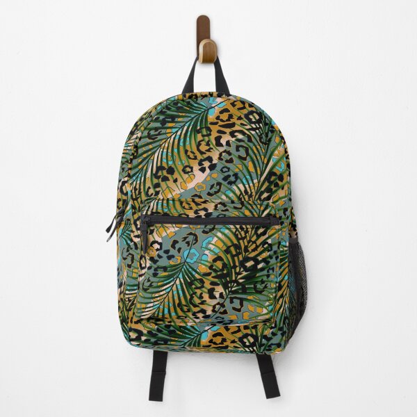 Item preview, Palm leaves on a leopard background.  designed and sold by marinaklykva.
