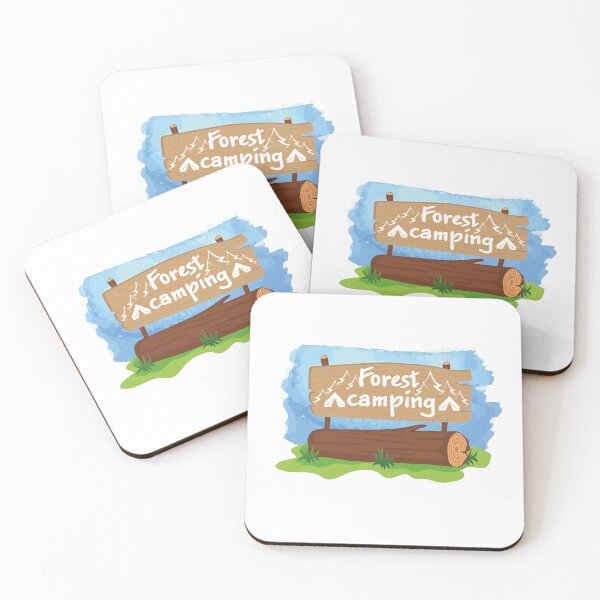 Item preview, forest camping designed and sold by schoolarts.