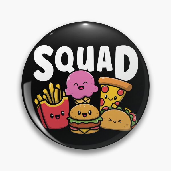 Item preview, Junk Food Squad Cute Funny Fast Food Lover Foodie designed and sold by MintedFresh.