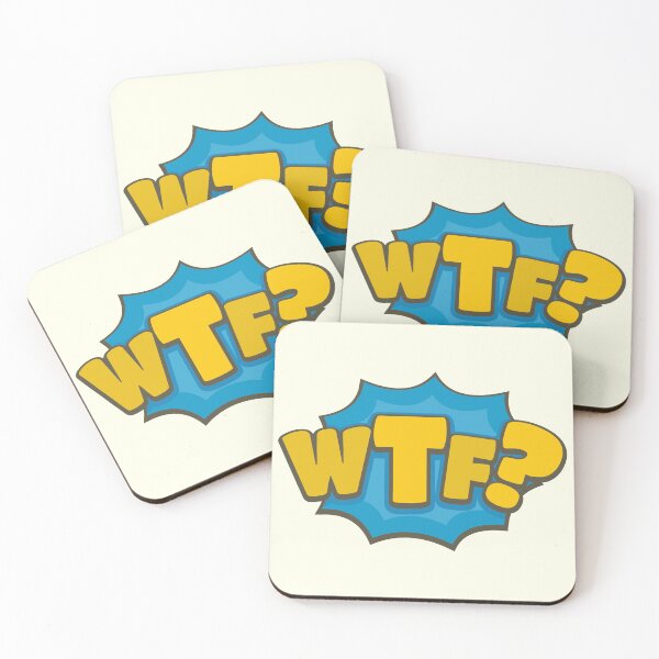 Artikelvorschau, Pop Art WTF-Sprechblase entworfen und verkauft von BitsndPieces.