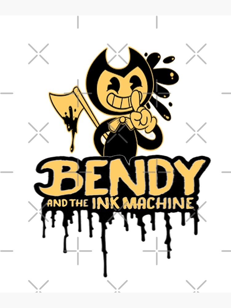 Ink Demon and Bendy (Bendy and The Dark Revival)  Spiral Notebook for Sale  by angyluffy