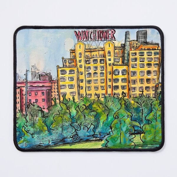 Item preview, Watchtower - old factory and sign designed and sold by Shutterbunny Art & Creative.