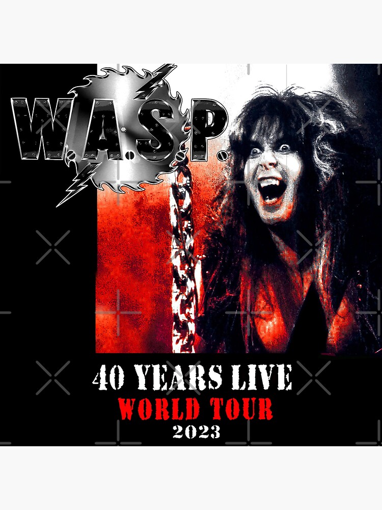 "wasp tour 2023 live" Sticker for Sale by mclain90 Redbubble