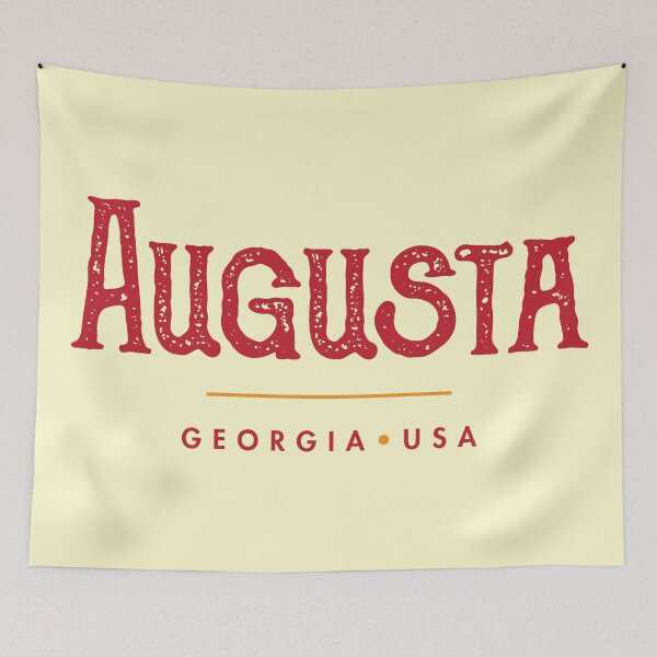 Item preview, Augusta Georgia Typographic Design designed and sold by Futurebeachbum.