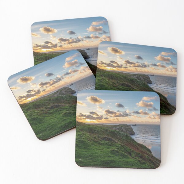 Item preview, Rhossili Bay sunset designed and sold by Leighton Collins.