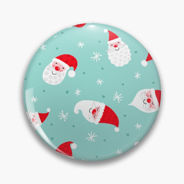 Item preview, Novelty santa heads print designed and sold by Cheekyleopard.