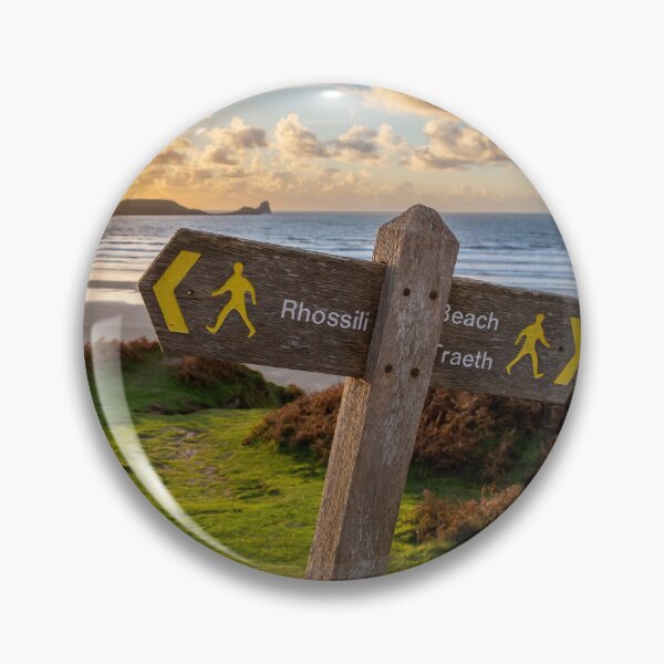Item preview, Beach sign post at Rhossili designed and sold by Leighton Collins.