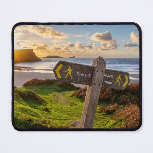 Item preview, Beach sign post at Rhossili designed and sold by Leighton Collins.