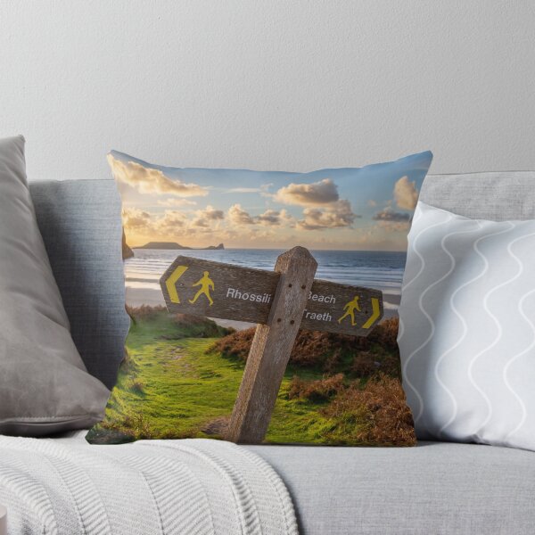 Item preview, Beach sign post at Rhossili designed and sold by Leighton Collins.