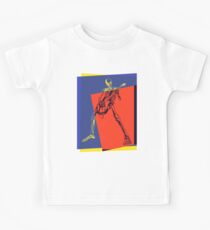 Pop Art Skeleton Rocker Kids Tee