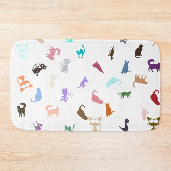 Item preview, Abstract Multi Color Cat Pattern designed and sold by Pixel4Art.