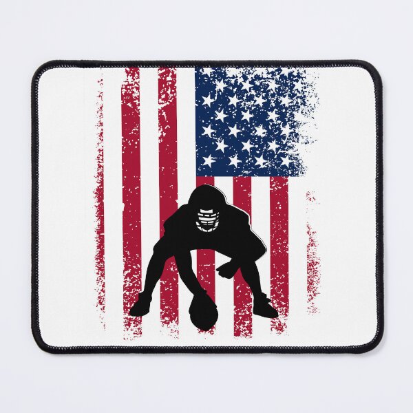 Item preview, American Football Lineman Offensive Player VIntageUS Flag designed and sold by Get A Wear  Shop.