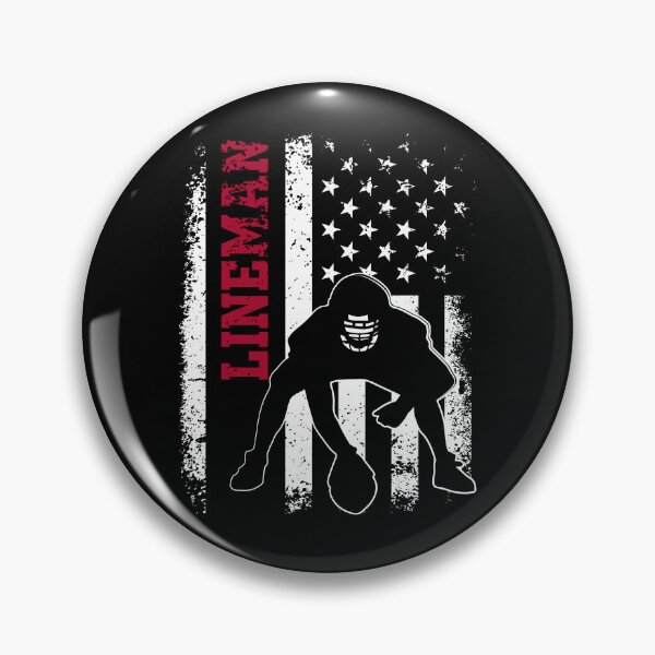 Item preview, American Football Lineman Offensive Player Vintage US Flag designed and sold by Get A Wear  Shop.