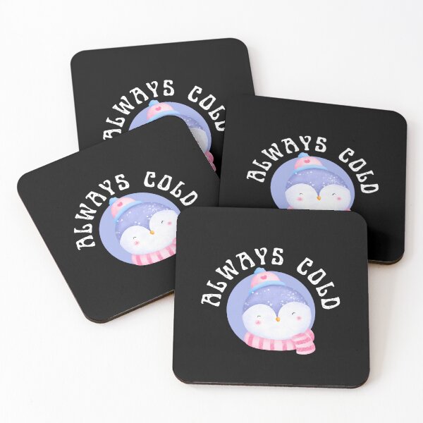 Item preview, Always Cold, cute winter penguin  designed and sold by moxdesign.