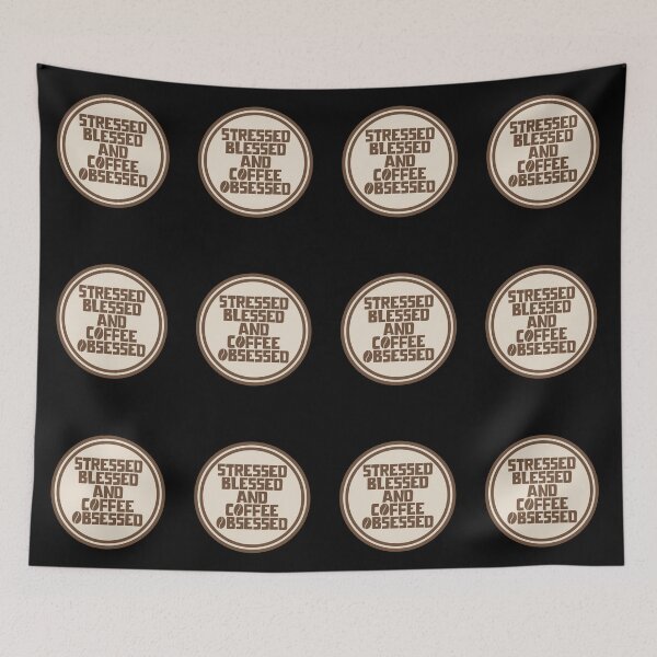 Item preview, Stressed Blessed And Coffee Obsessed - Coffee designed and sold by JourneyCreative.