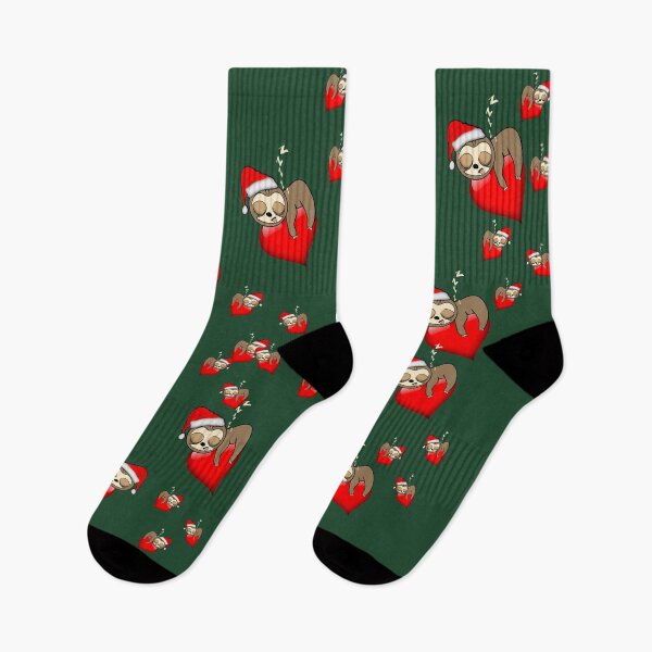 Item preview, Love Christmas sloth designed and sold by TipTopTapo.