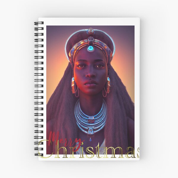 Item preview, Merry Christmas African Angel  designed and sold by SurrealeyeSEA.