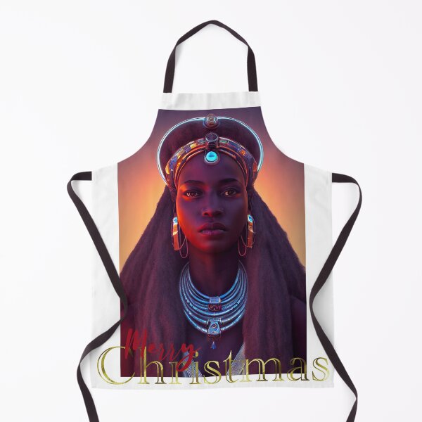 Item preview, Merry Christmas African Angel designed and sold by SurrealeyeSEA.