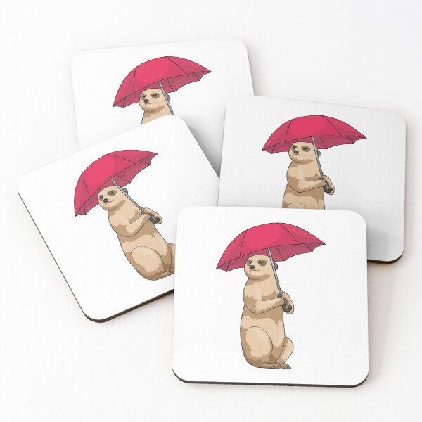 Item preview, Meerkat Rain Umbrella designed and sold by Snabdesign84.
