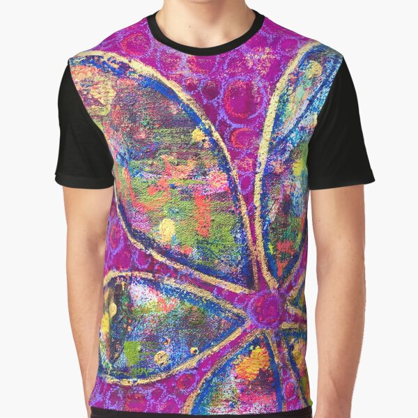 Time to Bloom - an Ahahata Codes infused intuitive painting Graphic T-Shirt