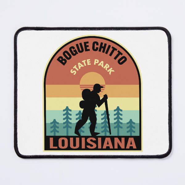 Item preview, Bogue Chitto State Park Louisiana Retro Hiking designed and sold by HalpinDesign.