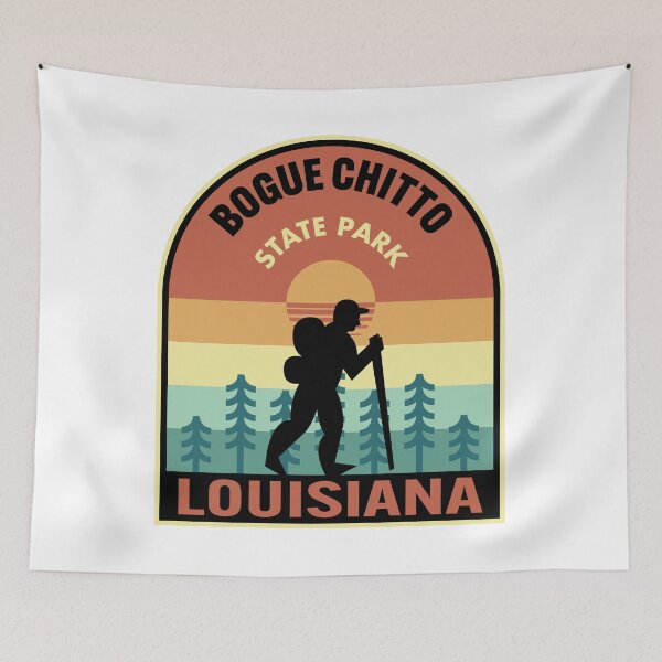 Item preview, Bogue Chitto State Park Louisiana Retro Hiking designed and sold by HalpinDesign.