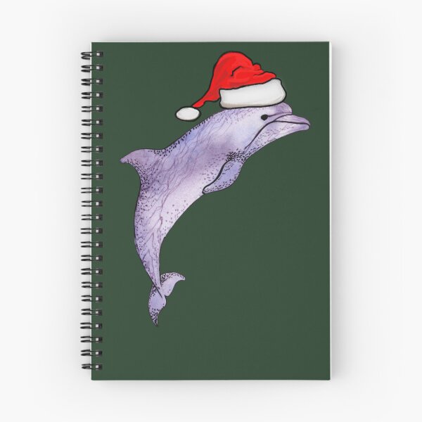 Item preview, Dolphin Christmas Santa designed and sold by TipTopTapo.