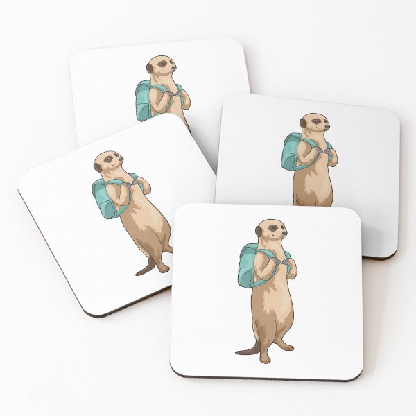 Item preview, Meerkat Pupil Backpack School designed and sold by Snabdesign84.
