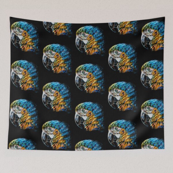 Item preview, Parrot Colorful Fractal Modern Art designed and sold by SKornackiArt.