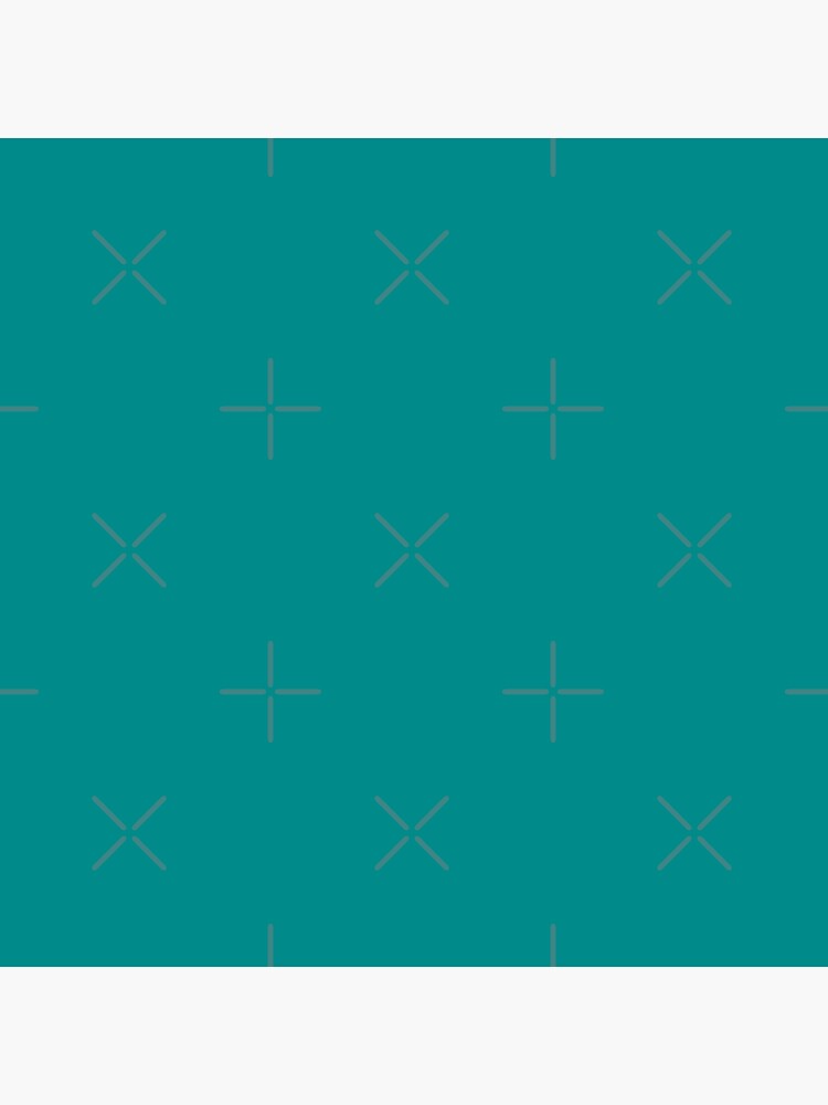 Thumbnail 4 of 4, Pillow, PLAIN SOLID DARK CYAN - OVER 100 TURQUOISE AND CYAN AND AQUA SHADES AVAILABLE ON OZCUSHIONS designed and sold by ozcushions.