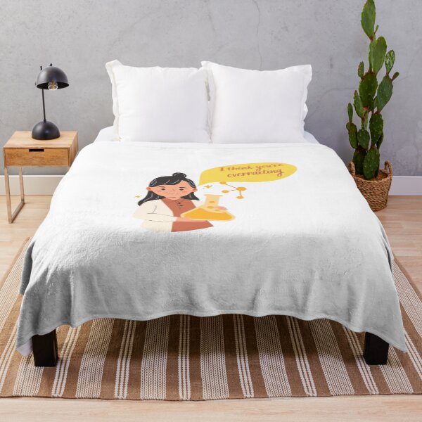 Aperçu de l'œuvre Mignon je pense que tu exagères Sticker créée et vendue par TheCreativeFab.