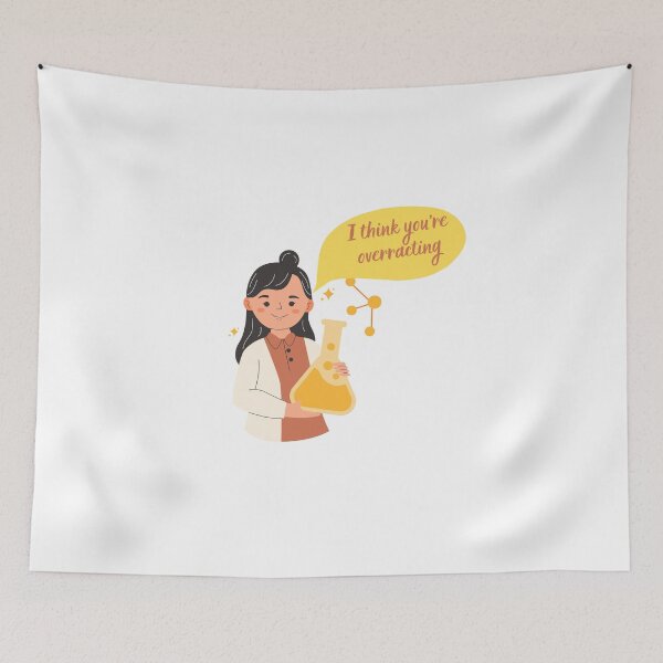 Aperçu de l'œuvre Mignon je pense que tu exagères Sticker créée et vendue par TheCreativeFab.