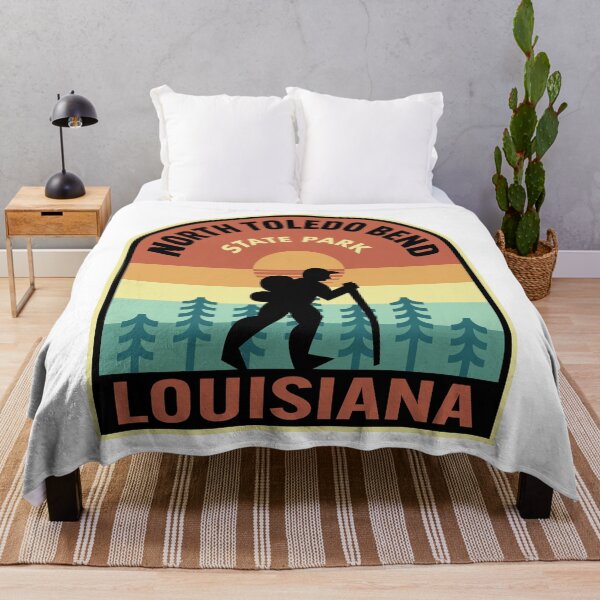 Item preview, North Toledo Bend State Park Louisiana Retro Hiking designed and sold by HalpinDesign.