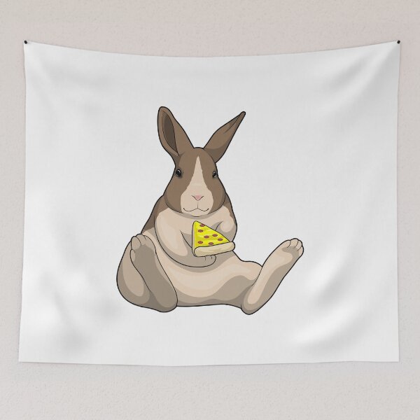 Item preview, Rabbit Pizza designed and sold by Snabdesign84.