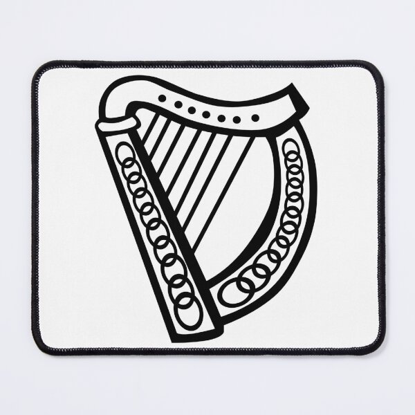 Item preview, Irish Harp - Minimalist Design designed and sold by Howiye.