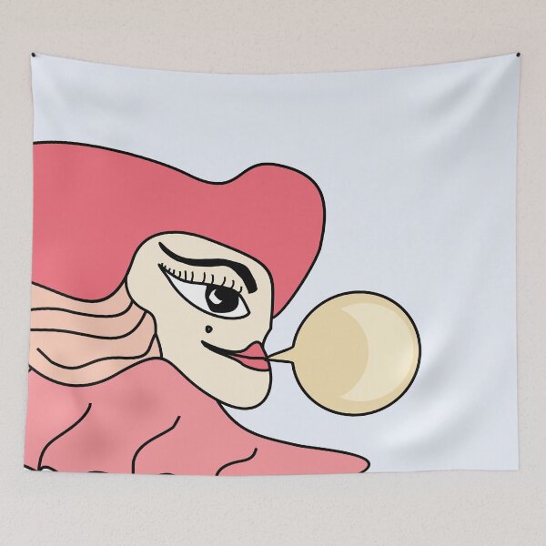 Item preview, Girl and bubble #redbubble #printart #decor #buyart designed and sold by hakobyans.