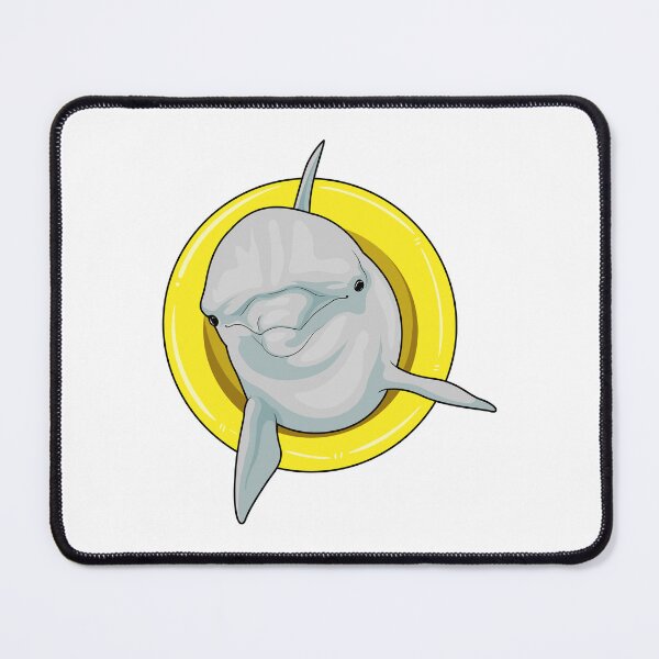 Item preview, Dolphin Swimming Lifebuoy designed and sold by Snabdesign84.