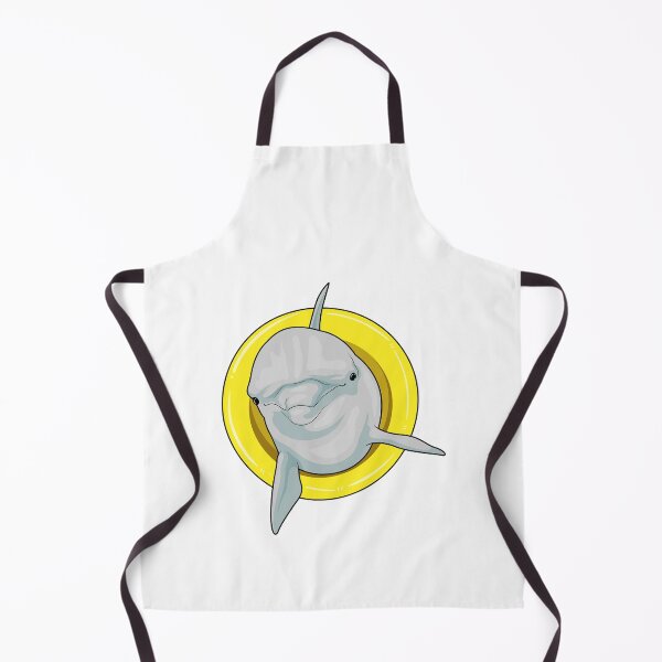 Item preview, Dolphin Swimming Lifebuoy designed and sold by Snabdesign84.
