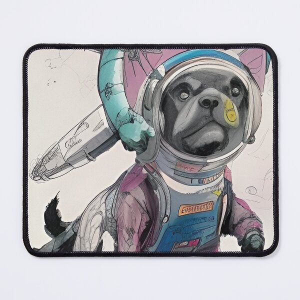 Item preview, Space dog in a suit designed and sold by GrafDot.