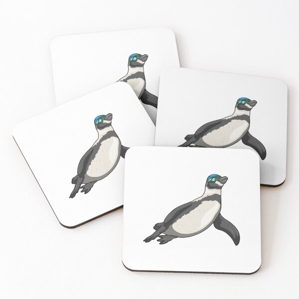 Item preview, Penguin Swimming Swimming goggles designed and sold by Snabdesign84.