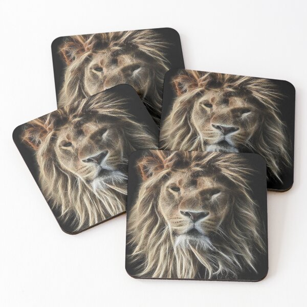 Item preview, Wild Lion Fractal designed and sold by SKornackiArt.