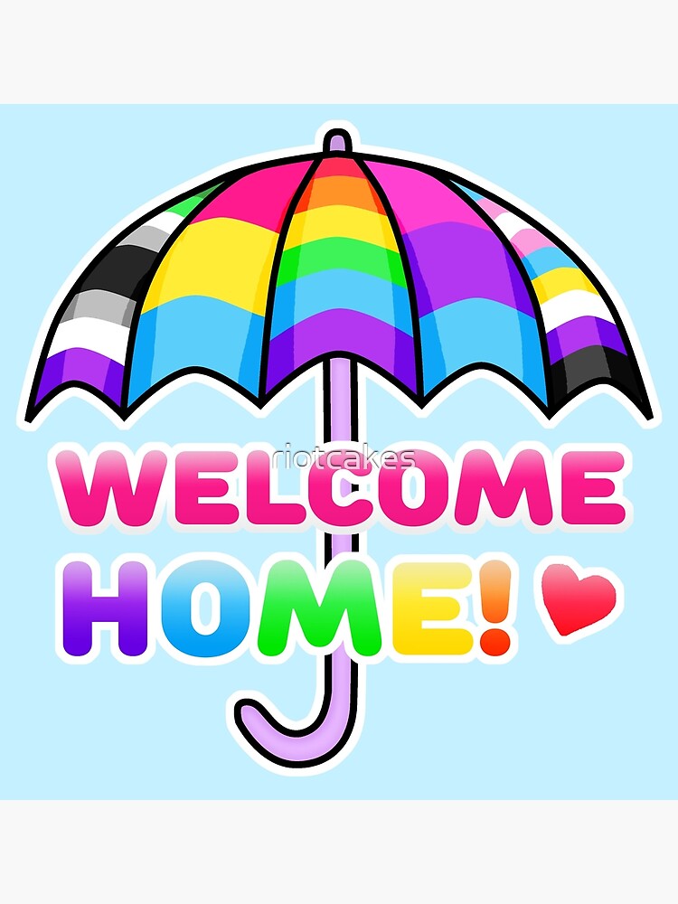 Home • LGBTQ* Umbrella • Queer Community" Poster by riotcakes