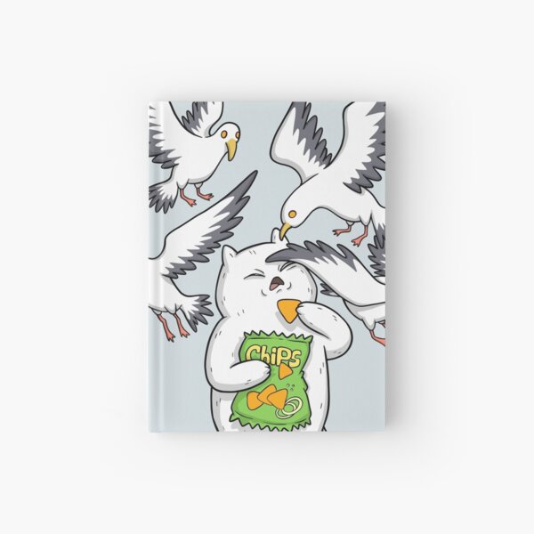 chips and seagulls Hardcover Journal