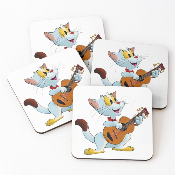 Item preview, Cat playing guitar - funny illustration for cat lovers designed and sold by KOTOdesign.