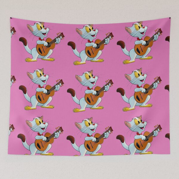 Item preview, Cat playing guitar - funny illustration for cat lovers designed and sold by KOTOdesign.